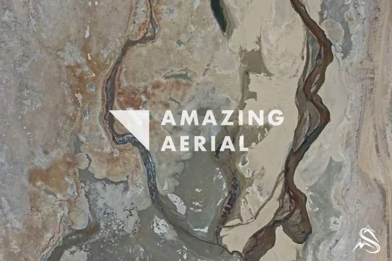 Aerial frame — Clear Creek Reservoir, Colorado