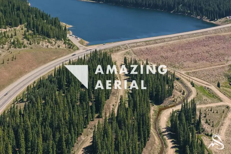 Aerial frame — Clinton Gulch, Colorado