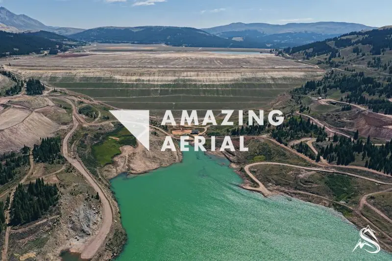 Aerial frame — Climax tailings, Colorado