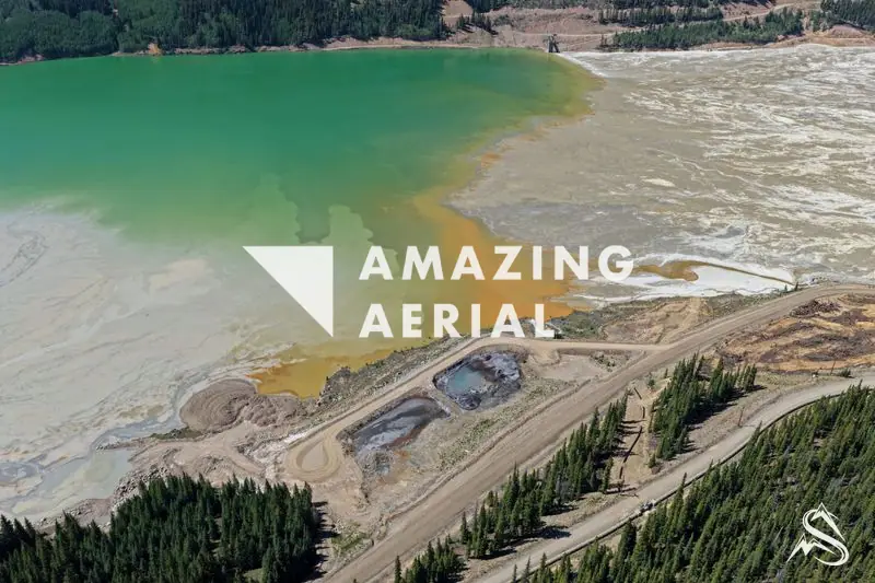 Aerial frame — Climax tailings, Colorado